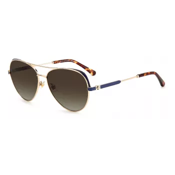 KATE SPADE dámske KATALINAGSLKS Butterfly slnečné okuliare tmavá havana sivý gradient 59 mm