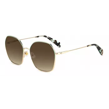 KATE SPADE dámske slnečné okuliare KENNAGSLKSF7H - čierna obruba, sivo gradientové sklá 57/17/140 mm