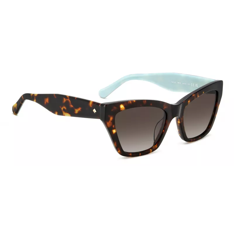 Kate Spade dámske slnečné okuliare FAYGS086F4HA Havana acetát hnedý gradient 54 mm