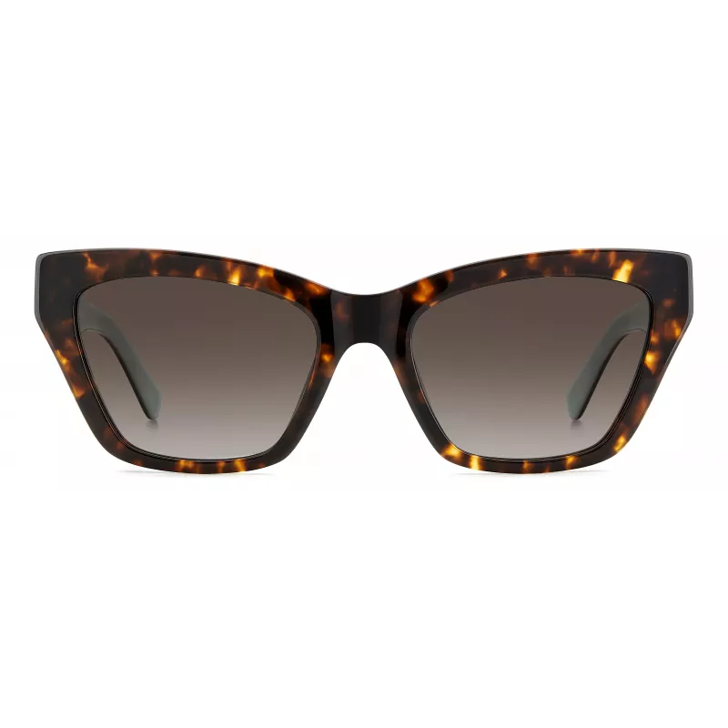 Kate Spade dámske slnečné okuliare FAYGS086F4HA Havana acetát hnedý gradient 54 mm
