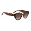 KATE SPADE dámske slnečné okuliare JUNIGS086F5HA - čierny acetátový rám, sivé polykarbonátové sklá, 55/17/140 mm