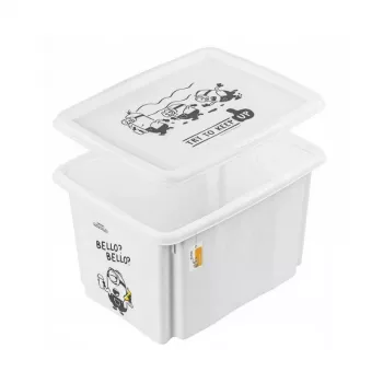 keeeper box s vekom 30L Karolina „Minions Bello“ 45x35x27cm biely