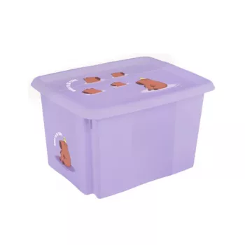 keeeper box s vekom 45L Karolina Capybara 55,5x40x30cm soft purple
