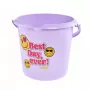 keeeper Deco vedro 10L Ilvie Emoji Best Day Ø30x28cm fialové