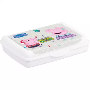keeeper Deco-Click-Box Mini 0,5L Peppa Pig nádoba na potraviny, biela