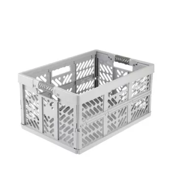 keeeper skladacia krabica ben 45 l Nordic Grey — nosnosť do 50 kg, skladacia úložná krabica 54 x 37 x 28 cm