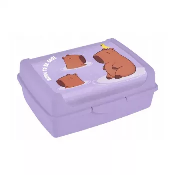keeeper nádoba na potraviny deco-click-box midi 1L Carla „Capybara“ 17x13x7cm Soft Purple
