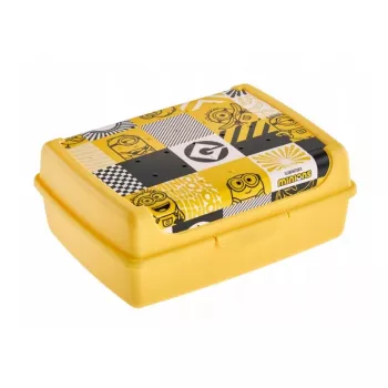 keeeper úložná nádoba deco-click-box midi 1L Carla Minions Mozaika 17x13x7cm žltá