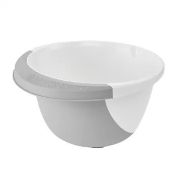 keeeper misa na miešanie s protišmykovou funkciou 3,5L Carlotta Ø26x14cm biela/sivá