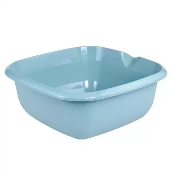 keeeper štvorcová misa 13L Björk 38x38x15 cm Nordic Blue, PP vhodný na potraviny, integrovaná odmerná stupnica a výlev