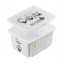 keeeper úložný box s vekom 24L Karolina „Minions Bello“ 42,5x35,5x22,5cm biely