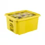 keeeper úložný box s vekom 24L Karolina Minions Mosaik, 42,5 x 35,5 x 22,5 cm, žltý