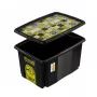 keeeper úložný box s vekom Karolina Minions Mosaic, 45 L, čierny, 55,5 x 40 x 30 cm