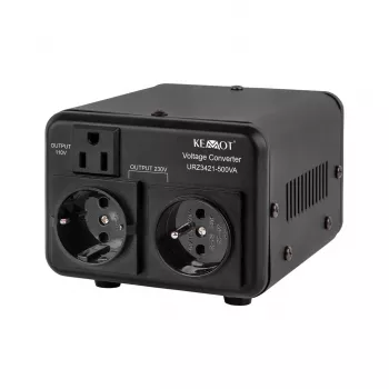 KEMOT menič napätia 400 W / 500 VA Step-Up & Step-Down 110V/230V