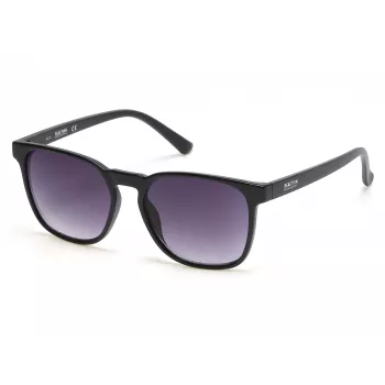 KENNETH COLE KC1414-5402B pánske obdĺžnikové slnečné okuliare - čierny rám sivé sklá 55/18/145 mm UV400