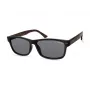 Kenneth Cole KC2985-5801A pánske obdĺžnikové slnečné okuliare z acetátu - čierna/sivá 58 mm