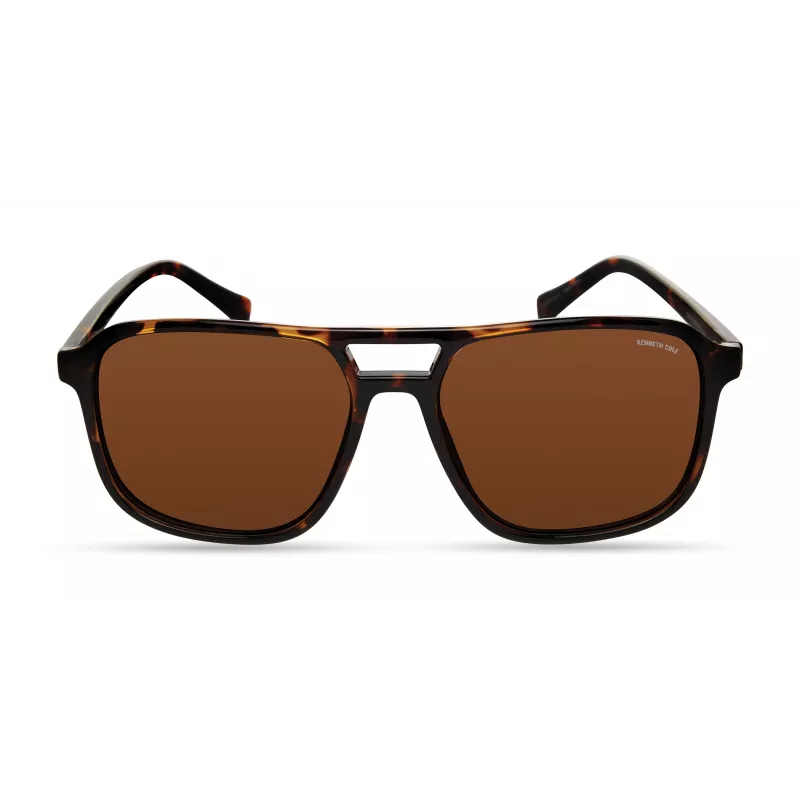 Kenneth Cole KC3013-5752E pánske slnečné okuliare - čierny rám, sivé sklá, 57 mm