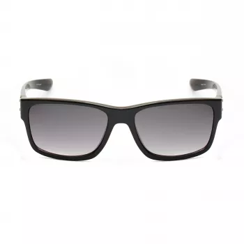 KENNETH COLE MAN KC1246-5801B slnečné okuliare - lesklý čierny rám, sivé polykarbonátové šošovky, 58 mm