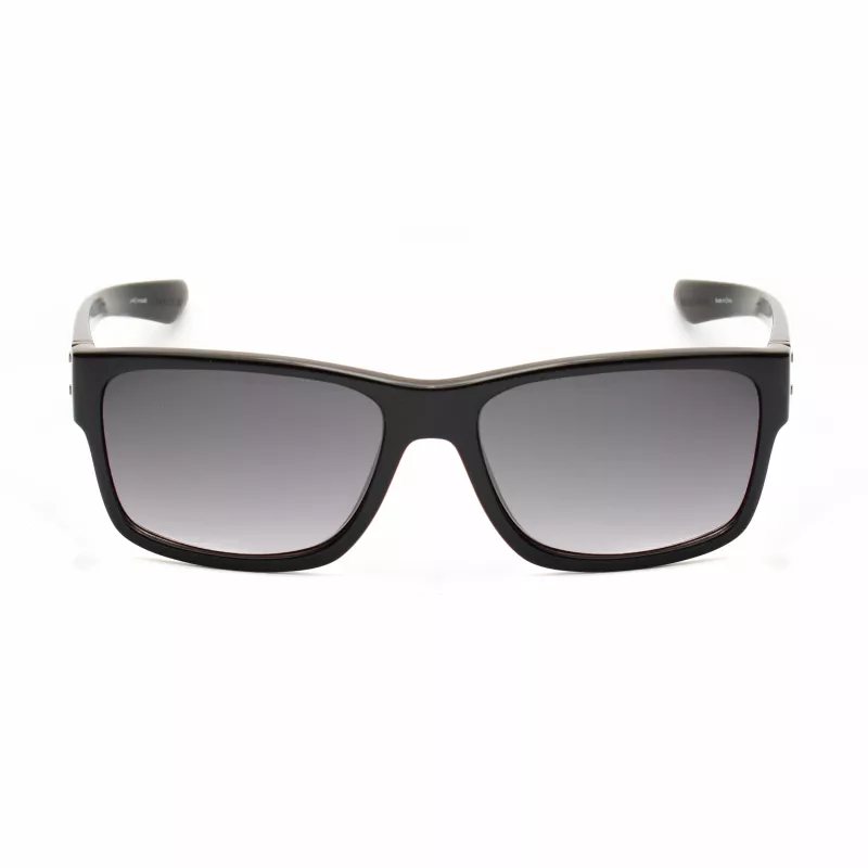 KENNETH COLE MAN KC1246-5801B slnečné okuliare - lesklý čierny rám, sivé polykarbonátové šošovky, 58 mm