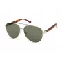 KENNETH COLE MAN KC1394-5932N slnečné okuliare - sivý acetátový obdĺžnikový rám so sivými polykarbonátovými sklami - šírka skla 59 mm - ochrana UV400