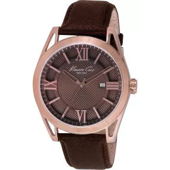 KENNETH COLE pánske automatické skeletonové hodinky IKC8073 44mm nehrdzavejúca oceľ