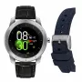 KENNETH COLE pánske automatické hodinky skeleton KCWGD2174061 – 45 mm puzdro z nehrdzavejúcej ocele, hnedý kožený remienok