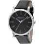 KENNETH COLE pánske IKC1997 analógové quartz nerezové hodinky, 44mm, čierny ciferník, strieborný remienok
