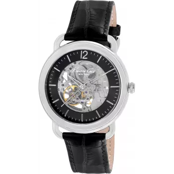 KENNETH COLE pánske hodinky IKC8017 analógové quartz 43mm nerezová oceľ čierny ciferník