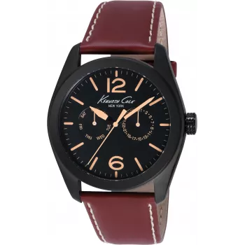 KENNETH COLE pánske IKC8063 analógové quartz hodinky 44mm nerezová oceľ Milanese Mesh