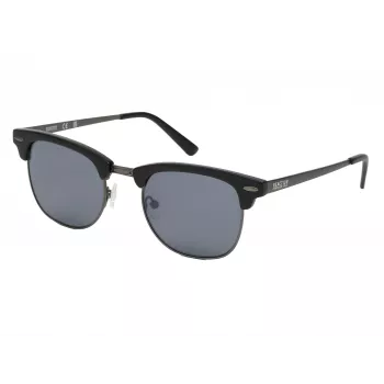 Kenneth Cole pánske slnečné okuliare KC1330-5002X obdĺžnikové - čierny rám sivé sklá UV400