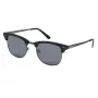 Kenneth Cole pánske slnečné okuliare KC1330-5002X obdĺžnikové - čierny rám sivé sklá UV400