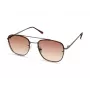Kenneth Cole pánske KC1399-5608F obdĺžnikové slnečné okuliare - čierna/sivá 56mm