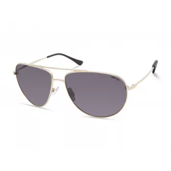 Kenneth Cole pánske hranaté slnečné okuliare KC2971-6032A - čierny rám, sivé sklá, 60 mm