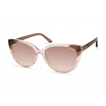 Kenneth Cole dámske slnečné okuliare KC2979-5545F Havana hranatý rám hnedé gradientné sklá 55 mm