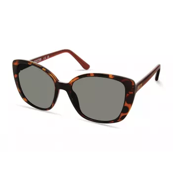 Kenneth Cole dámske slnečné okuliare KC2997-5652N hnedá Havana motýlie/hranaté