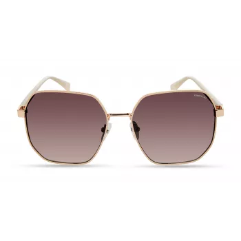 KENNETH COLE dámske slnečné okuliare KC3000-6028T obdĺžnikové hnedé škrupinové 60 mm