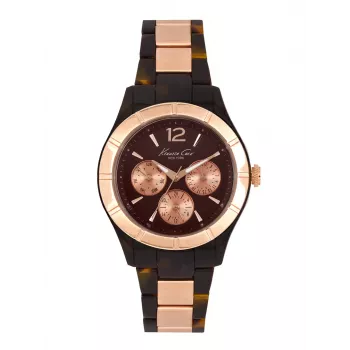 KENNETH COLE dámske hodinky IKC0003 38mm oceľ strieborný ciferník