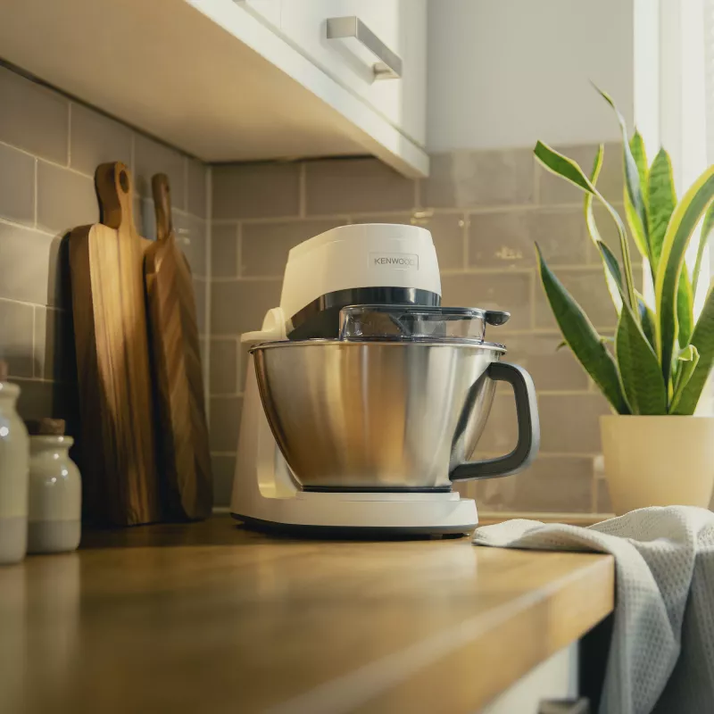 KENWOOD Multi-Tasker KHC30.000WH kuchynský robot (sivá/biela, 1000 W, 4,3 L misa)