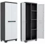 Keter Linear Cabinet prídavné police 68x39x173cm balenie 2 ks sivá/čierna