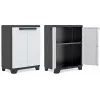 KETER LINEAR CABINET LOW 68x39x90cm čierna/sivá