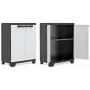KETER LINEAR CABINET LOW 68x39x90cm čierna/sivá