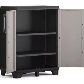 KETER LOW CABINET PRO 68x39x90cm čierna/sivá
