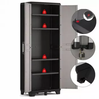 KETER WARDROBE PRO 68x39x173cm sivá/čierna