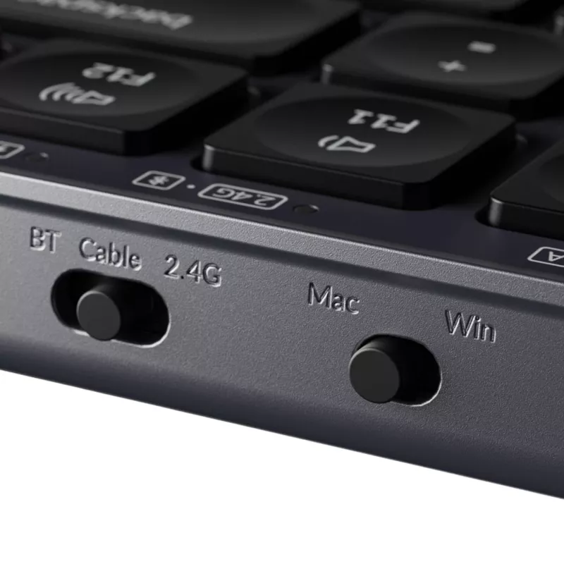 Keychron B1 Pro 75% rozloženie bezdrôtová sada klávesnice a myši - Space Grey