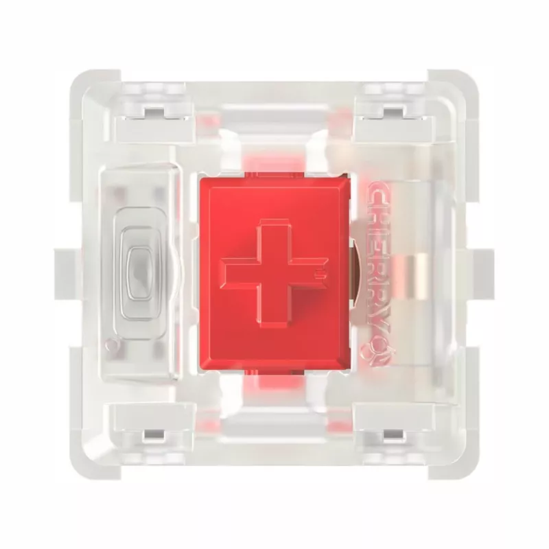 Keychron CHERRY MX2A Red RGB sada spínačov (balenie 35 ks, lineárne, prednamazané)