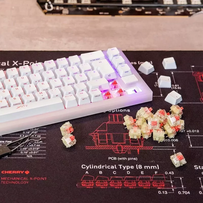 Keychron CHERRY MX2A Silent Red sada spínačov (balenie 35 ks)