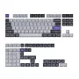 Keychron Double Shot KSA PBT sada klávesov, dark grey/white smoke