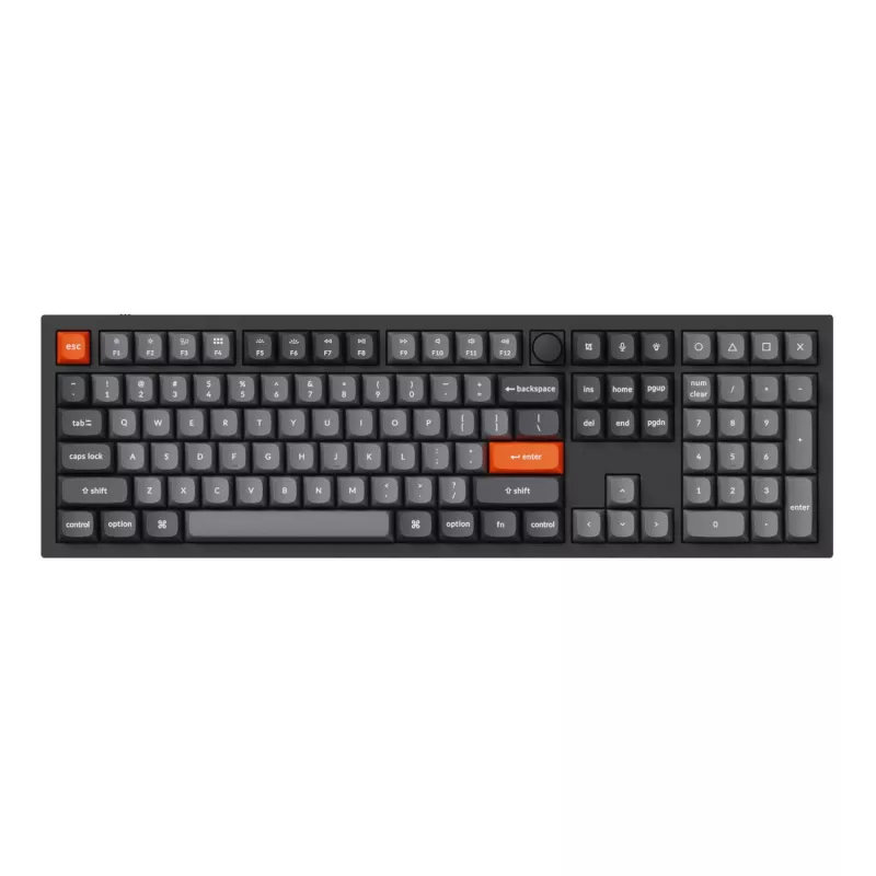 Keychron Double-Shot PBT OSA sada klávesových čiapok, sivá