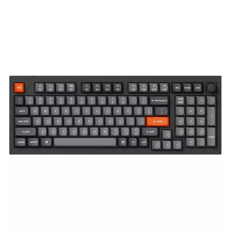 Keychron Double-Shot PBT OSA sada klávesových čiapok, sivá