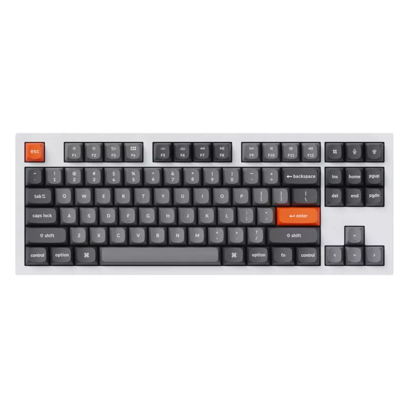 Keychron Double-Shot PBT OSA sada klávesových čiapok, sivá